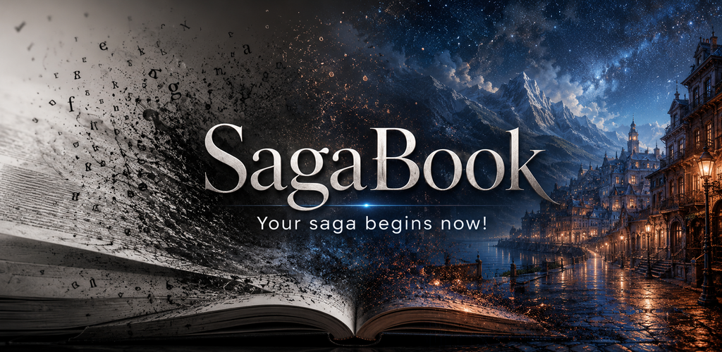 SagaBook — Your saga begins now!